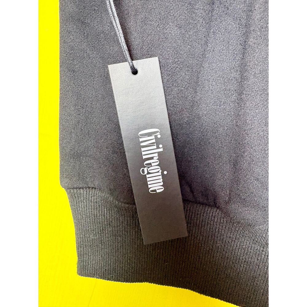 NWT - Civil Regime Black Quarter Zip Pullover - Size Medium - Picture 8 of 10